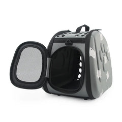 Cat Pattern Dog Carrier Bag Portable Cats Handbag Foldable Travel Bag Puppy Carrying Shoulder Pet Bags