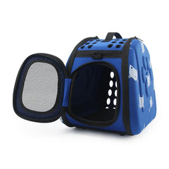 Cat Pattern Dog Carrier Bag Portable Cats Handbag Foldable Travel Bag Puppy Carrying Shoulder Pet Bags