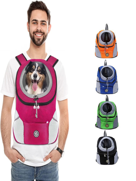 Pet Dog Carrier Bag Carrier For Dogs Backpack  Portable Travel Breathable Dog Bag Outdoor Dog Carrier Bag Pet Carrying Supplies