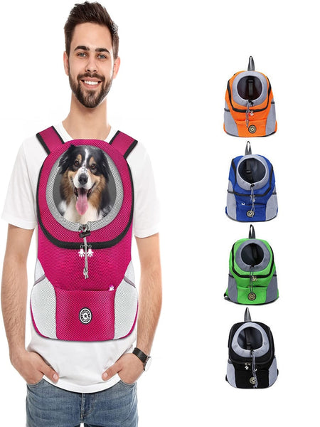 Pet Dog Carrier Bag Carrier For Dogs Backpack Portable Travel Breathable Dog Bag Outdoor Dog Carrier Bag Pet Carrying Supplies