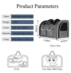 High Quality Big Space Foldable Portable Astronaut Transport Travel Carrying Shoulder Handbag Cat Dog Bag Pet Carrier Backpack