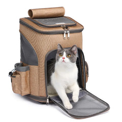 Outdoor Large Capacity Portable Pet Bag Backpacks Foldable Universal Wheel Trolley Case Dog Bag Breathable Pet Travel Backpack