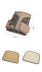 Outdoor Large Capacity Portable Pet Bag Backpacks Foldable Universal Wheel Trolley Case Dog Bag Breathable Pet Travel Backpack