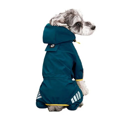 Pet Raincoats Dog Reflective Waterproof Puppy Rain Coats Hooded for Small Medium Dogs Jumpsuit Chihuahua French Bulldog Overalls