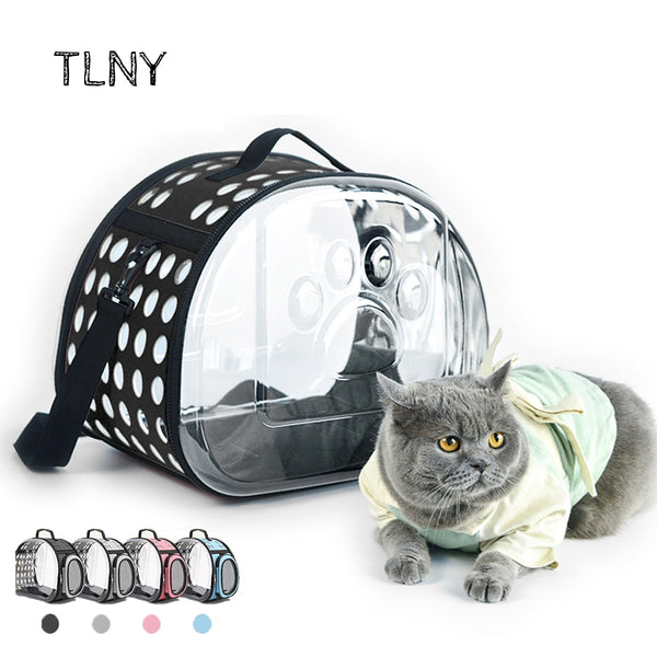 TNLY Cat Space Capsule Transparent Cat Carrier Bag Breathable Pet Carrier Small Dog Cat Backpack Travel Cage Handbag for Kitten