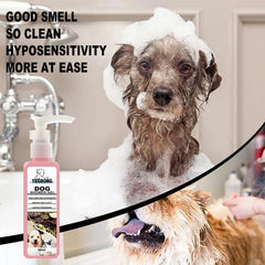 Pet Shower Gel Pet Shampoo and Conditioner 2in1Pet Shower Gel for Puppy Dog Cat Shower Soap Soft Dog Shampoo Body Wash