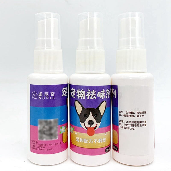 30ml Pet Spray Deodorant Safety Scented   Dogs and Cats Body Perfume  Spray Natural Fresh Scent Deodorant Perfume Remove Odor