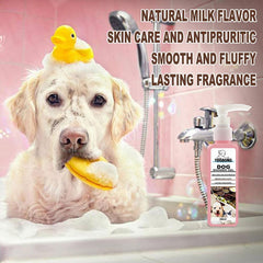 Pet Shower Gel Pet Shampoo and Conditioner 2in1Pet Shower Gel for Puppy Dog Cat Shower Soap Soft Dog Shampoo Body Wash