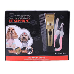surker hair trimmer sk-699  rechargeable hair clipper  haircut machine pet hair trimmer  dog hair trimmer cat hair trimmer