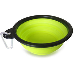Pet dog cat feeding water folding bowl with buckle pet bowl outdoor portable dog bowl utensils universal pet equipment