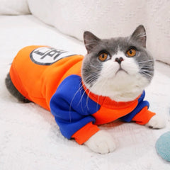 Fashion Pet Cat Costume Summer Cat Vest Hoodie Cozy Mascoats Gotos Clothes for Cats Katten Coat Kedi Clothing Sweatshirt Outfit