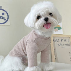 Soft Cat Clothes Dog Tshirt Pullover Sweatshirt Turtleneck Sweater Shirt Pet Clothing For Small Dogs Chihuahua Bichon Pug 5 Size