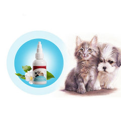 50ml Eye Cleaning Drops For Dogs And Cats Tear Eye Stain Remover For Eliminate Eye Dirt Anti-inflammatory Bactericidal Pets Care
