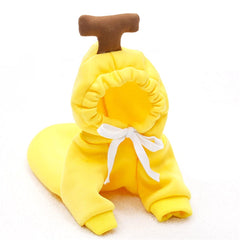 Cute Fruit Dog Clothes for Small Dogs hoodies Warm Fleece Pet Clothing Puppy Cat Costume Coat for French Chihuahua Jacket Suit