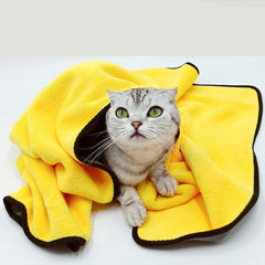 Pet Bath Towels Are Easy To Clean, Super Absorbent, Thick Cat And Dog Bathrobes, Soft Dog Blankets, Quick-Drying Supplies