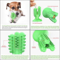Bite Resistant Dog Toothbrush Pet Molar Tooth Cleaning Brushing Stick Dog Toy Dog Chew Toys Doggy Puppy Dental Care Pet Supplies