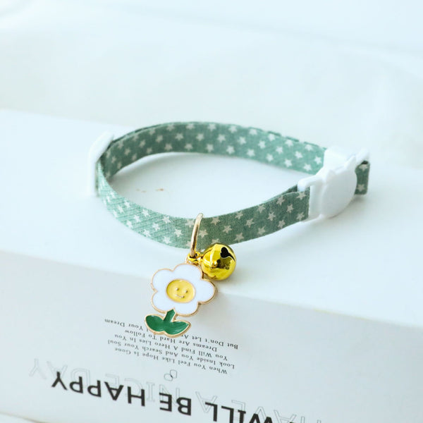 1PCS Adjustable Fruit Cat Collar Candy Color Avocado Pendant Cute Fashion Safety Buckle Necklace Pet Dog Nylon With Bells Collar