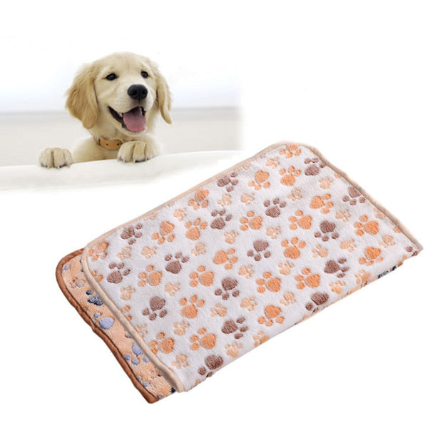 Dog Claw Towel kennel Rug Pet Mat dog Bed Winter Warm Cat coral velvet Towel Blanket Sleeping Cover Towel cushion pet supplies