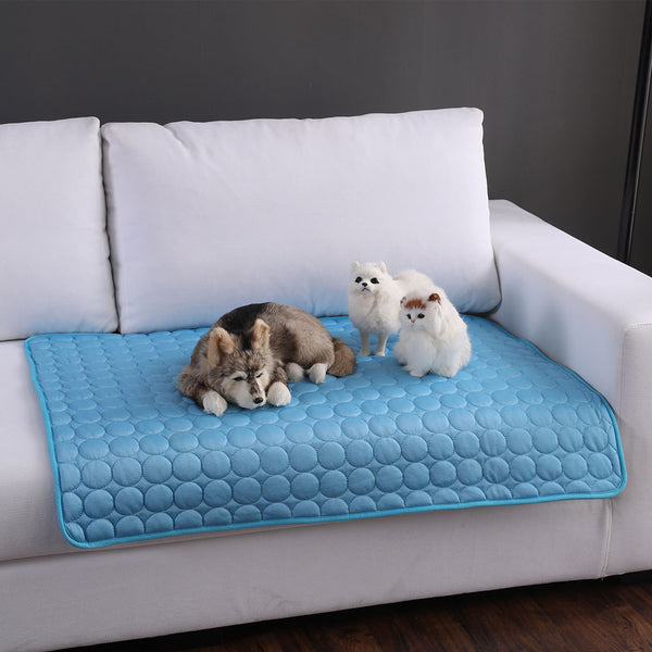 Dog Cooling Mat Summer Pad Mat For Dogs Cat Breathable Blanket Cat Ice Pads Washable Sofa Breathable Pet Dog Bed Pet Mats