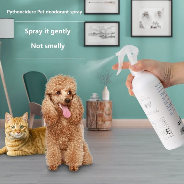 500ml Pet Spray Natural Fresh Dog Cat Body Perfume Scent Deodorant Perfume Remove Odor Deodorant Safety Scented Disinfectant