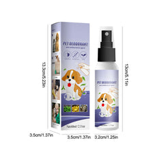 60ml Dog & Cat Deodorant With Natural Plant Formula Pet Liquid Perfume Spray To Make Your Puppy Smell Great Long-Lasting Clean