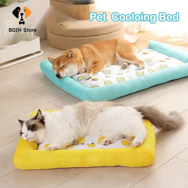 FAST SHIPPING Dog Mat Cooling Summer Pad Mat Universal Pet Bed Ice Pad Dog Sleeping Nest For Dogs Cats Pet Kennel FOR VIP