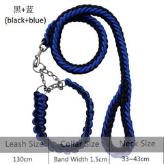 Nylon Dog Harness Leash For Medium Large Dogs Leads Pet Training Running Walking Safety Mountain Climb Dog Leashes Ropes supply