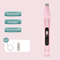 Dog Clippers Professional Pet Trimmer LED Light Pet Health Care Clipper Dog Shear Butt Ear Eyes Hair Cutter Machine Remover