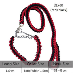 Nylon Dog Harness Leash For Medium Large Dogs Leads Pet Training Running Walking Safety Mountain Climb Dog Leashes Ropes supply