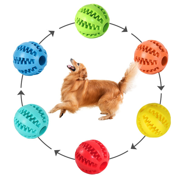 Pet Silicone Toy Ball Interactive Bite-resistant Chew Toys For Small Dogs Cleaning Teeth Teeth Grinding Pet Chew Accessories Hot