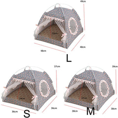 Pet Cat Tent Summer Cave Hut Cat Sleep House For Kitten Puppy Playpen Cage Basket Cat Nesk Kennel Small Dog House Bed Chihuahua